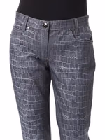 Black Viscose Women Pants 4