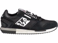 Black Leather Men Sneaker 1