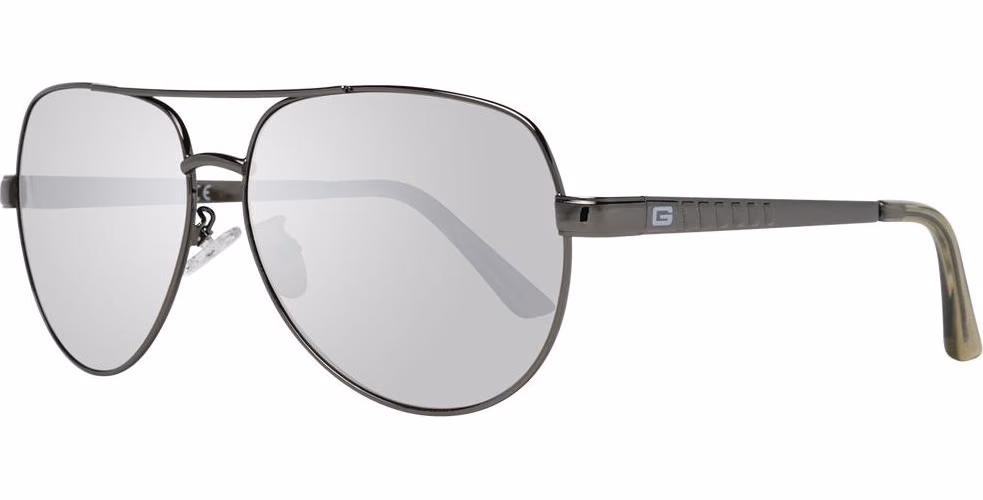 Gray Metal Sunglasses