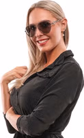 نظارات شمسية معدنية فضية 4
