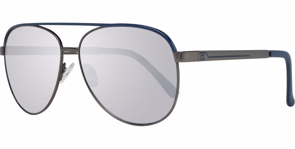 Gray Metal Sunglasses
