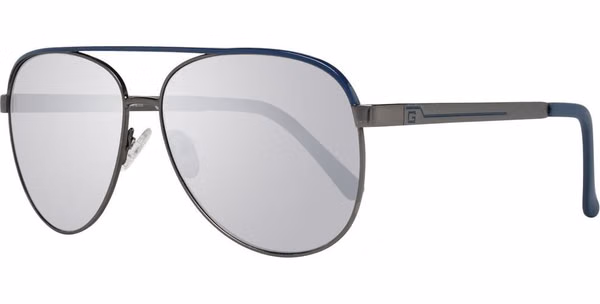 Gray Metal Sunglasses
