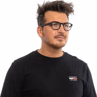 Black Plastic Glasses (Frames) 4