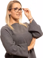 نظارات بلاستيكية بنية (إطار) 4