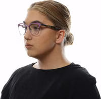 Purple Plastic Glasses (Frames) 4