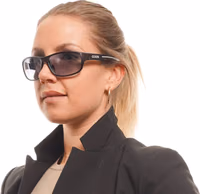 Gray Plastic Sunglasses 4