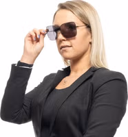 نظارات شمسية معدنية سوداء 4