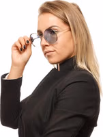 نظارات شمسية معدنية ذهبية 4