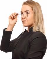 نظارات معدنية وبلاستيكية رمادية (إطار) 4