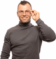 نظارات معدنية وبلاستيكية رمادية (إطار) 5