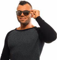 Gray Metal Sunglasses 4