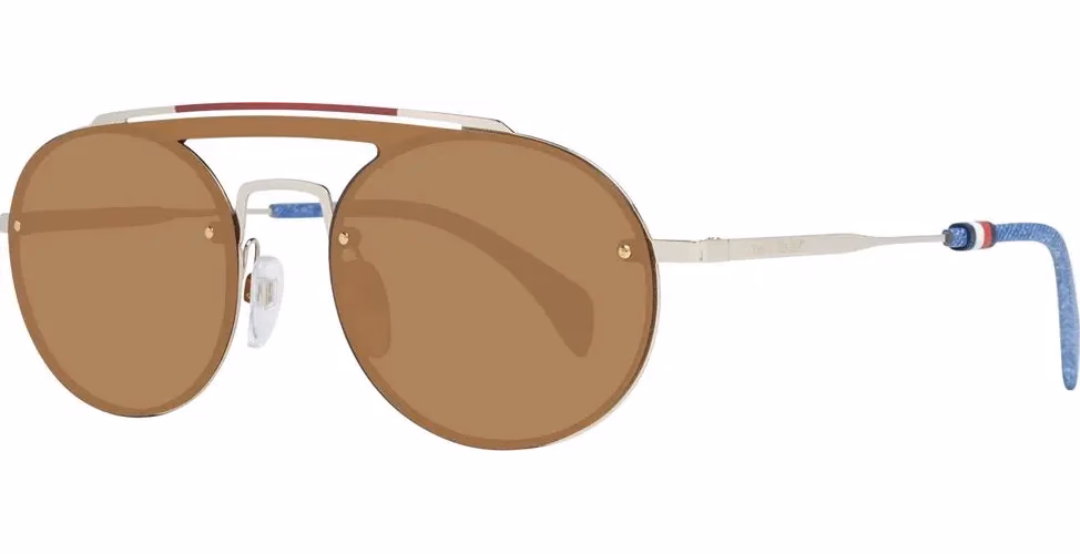 Gold Metal & Plastic Sunglasses