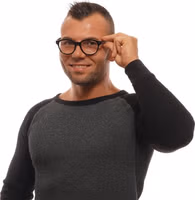 Black Plastic Glasses (Frames) 4