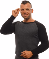 Transparent Plastic Glasses (Frames) 4