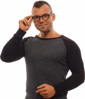 Black Plastic Glasses (Frames) 4