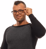 Gray Plastic Glasses (Frames) 4