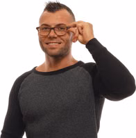 Brown Plastic Glasses (Frames) 4