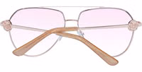 Rose Gold Metal Sunglasses 3
