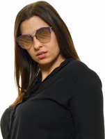 نظارات شمسية معدنية بنفسجية 4
