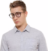 Black Metal & Plastic Glasses (Frames) 4