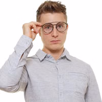Gray Metal & Plastic Glasses (Frames) 4