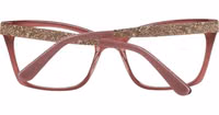 Pink Metal & Plastic Glasses (Frames) 3