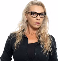 نظارات معدنية وبلاستيكية بنية (إطارات) 4