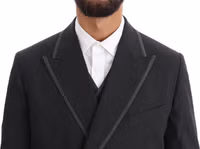 Gray Wool Stretch 3 Piece Two Button Suit 5