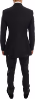 Gray Wool Double Breasted 3 Piece Suit 3