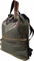 Military Green Patchwork Rucksack Backpack Bag 2
