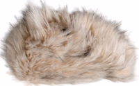 Beige Acrylic Fur Women Bucket Hat 4