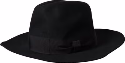 Black Rabbit Fedora Trilby Women Hat