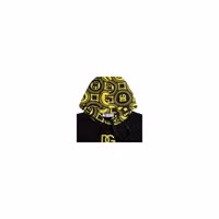 Black Logo Cotton Hooded Sweatshirt Sweater 5