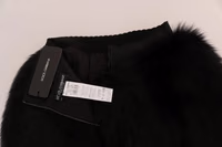 Black Lamb Fox Fur Mini Hot Pants 4