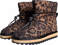Brown Leopard Ankle Boots Padded Shoes 2