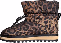 Brown Leopard Ankle Boots Padded Shoes 5