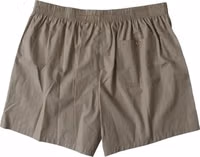 Brown Cotton Regular Boxer Shorts Underwear 1