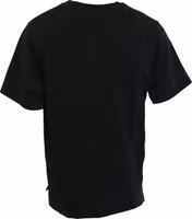 Black Graphic Print Cotton Crew Neck T-shirt 2