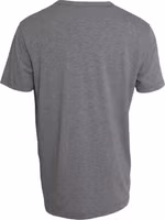 Gray Graphic Print Cotton Round Neck T-shirt 4