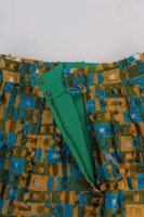 Multicolor Jacquard Straight Pencil Skirt 4