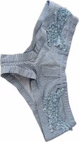 Blue Beachwear Bottoms Swimsuit Shorts 2