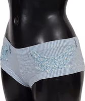 Blue Beachwear Bottoms Swimsuit Shorts 4