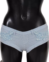 Blue Beachwear Bottoms Swimsuit Shorts 5