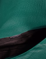 Green Leather Handbag Clutch Mini Purse Pouch Tablet Case 4