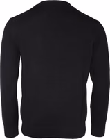Black Medusa Embroidery Crew Neck Pullover Sweater 4