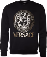 Black Medusa Fleece Cotton Crew Neck Sweatshirt Sweater 1
