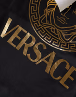 Black Medusa Print Cotton HoodiePullover Sweatshirt Sweater 3