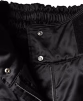 Black Quilted High Waist Women Boot Cut Pants 5