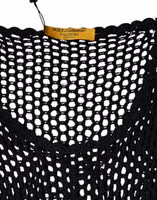 Black Mesh See Through Sleeveless Tank Top 5