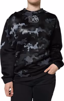 Black Camouflage Round Neck Sweatshirt Sweater 1